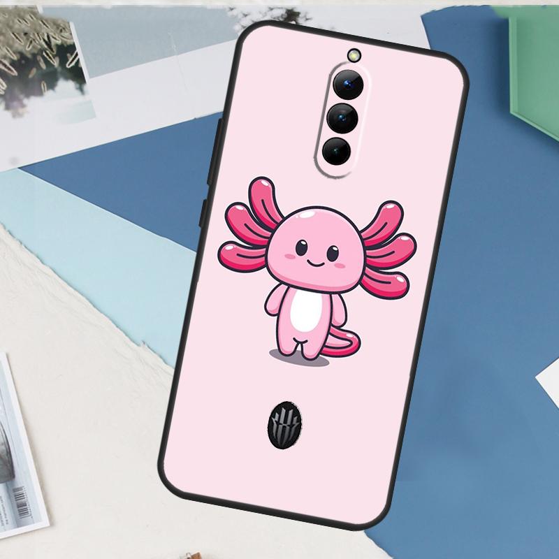 Cute Animal Axolotl Case For ZTE Nubia Red Magic 10S 11 10 9 8 8S 9S Pro Plus 6 7 6S 7S Pro 5G 6R 10 Air Cover