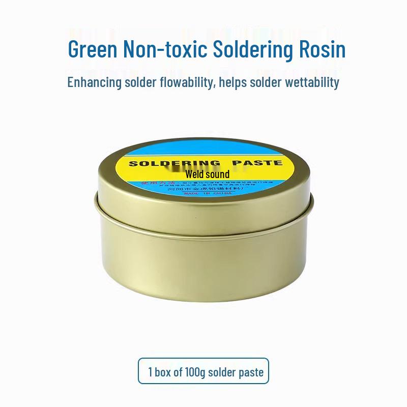 Acid-Free Halogen-Free No-Clean Strong Yellow Rosin Flux Solder Paste for Easy Tinning and Conductivity