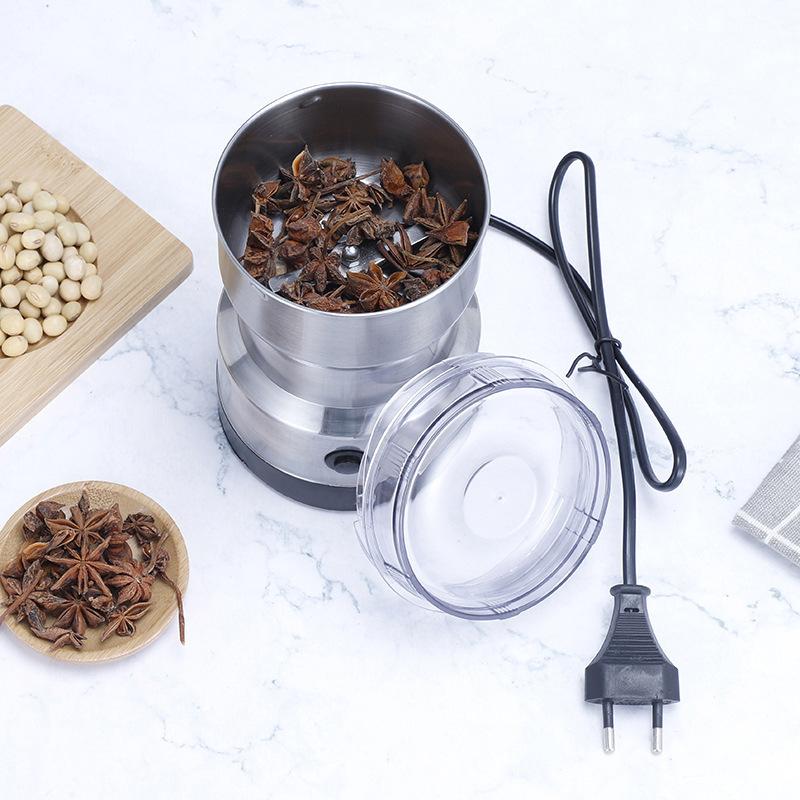 High Power Electric Coffee Grinder Kitchen Cereal Nuts Beans Spices Grains Grinder Machine Multifunctional Home Coffee Grinder
