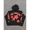 Womens Oversized Hoodie American Style Printed Sweatshirt Winter Heavyweight Casual Streetwear
