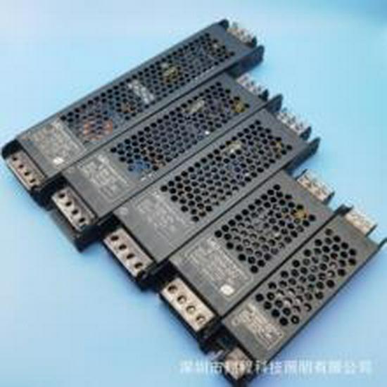 Ultra-Thin Black King Kong LED Transformer: 220V-12V/24V Power Supply for Low Voltage LED Strip