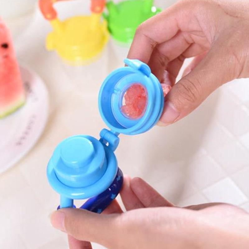 1 Stück Frischobst Lebensmittel Knabber Baby Schnuller Silikon Baby Feeder
