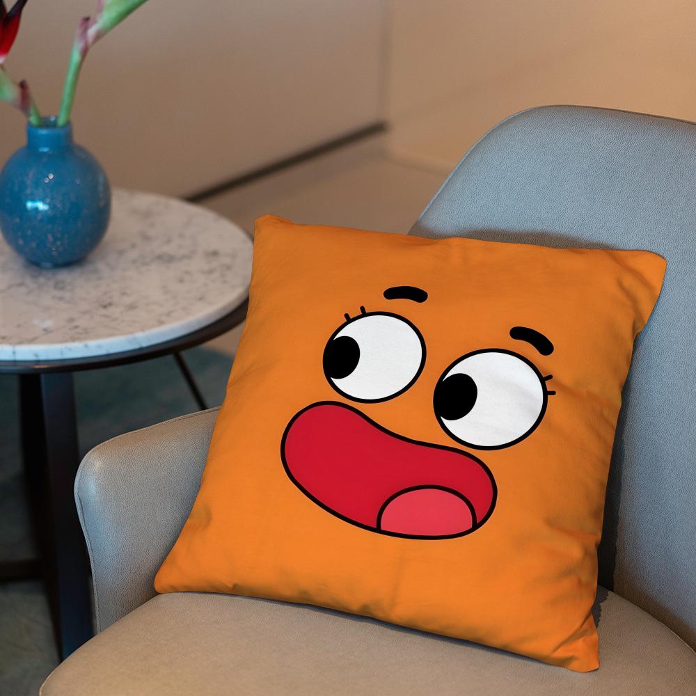 The A-Amazing World of Gumball Cushion Cover 2-in-1 Reversible Plush Pillow Cover | Car/Sofa/Bed | Perfect Gift