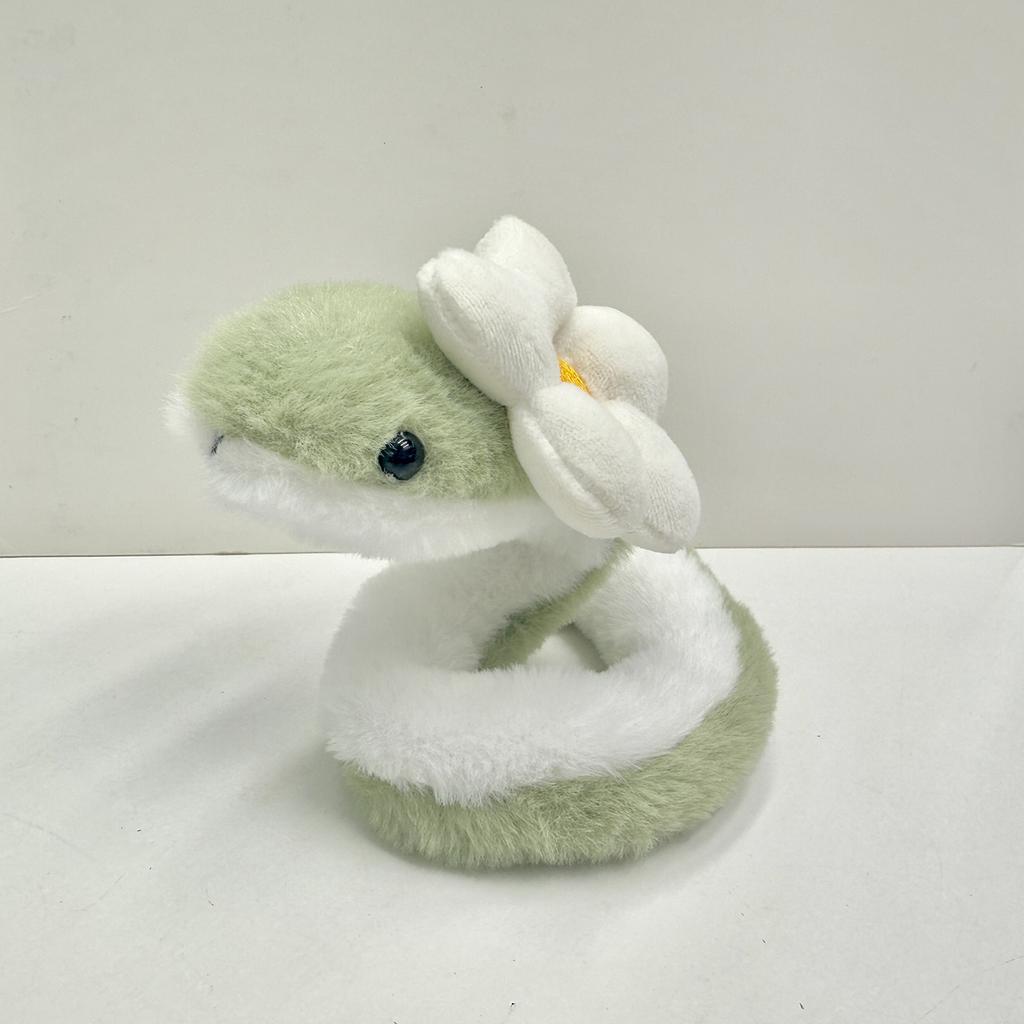 37cmNew Year's Little Snake Plush Toy Doll Doll Playful Children's Girl Cute Ornament Doll Mascot Cute Snake Plush Toy