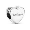 New 925 Sterling Silver Heart Be Magical You Are My World Girlfriend Bead Fit Original Charms Bracelet Jewelry Diy