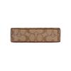 Coach Nolita 19 Presbyopia Coated Canvas and Leather Clutch Small Size Women's Khaki Brown