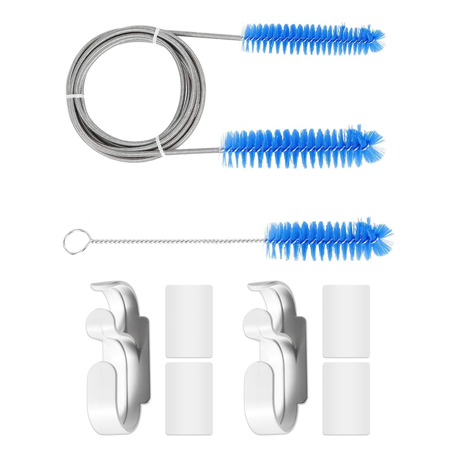 

Universal CPAP Tube and Mask Cleaning Brush Stainless Steel Cleaner for CPAP Hoses & Mask Portable Flexible Wire Bristle Cleaner