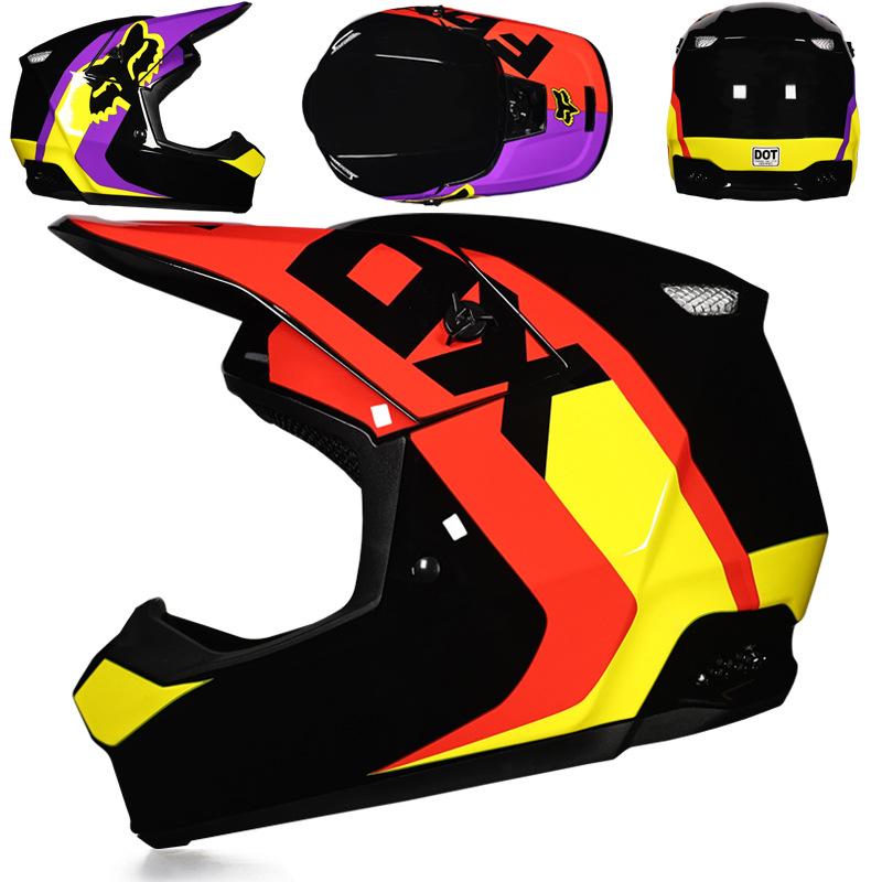Downhill Helmet Off-Road Full Helmet Mountain Bike Riding Helmet Men's and Women's Cycling Forest Road Helmet