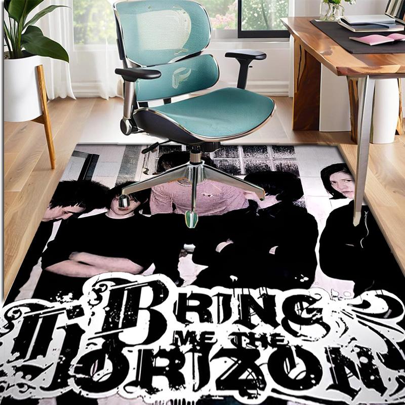 Bring Me the Horizon Pattern Rug, Indoor/Outdoor Mat, for Picnic, Gameroom, Bedroom, Office, Living Room, Home Decor Carpet, Birthday Gift
