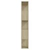 Bookshelf Room Divider Sonoma Oak 60 X 24 X 155 Cm