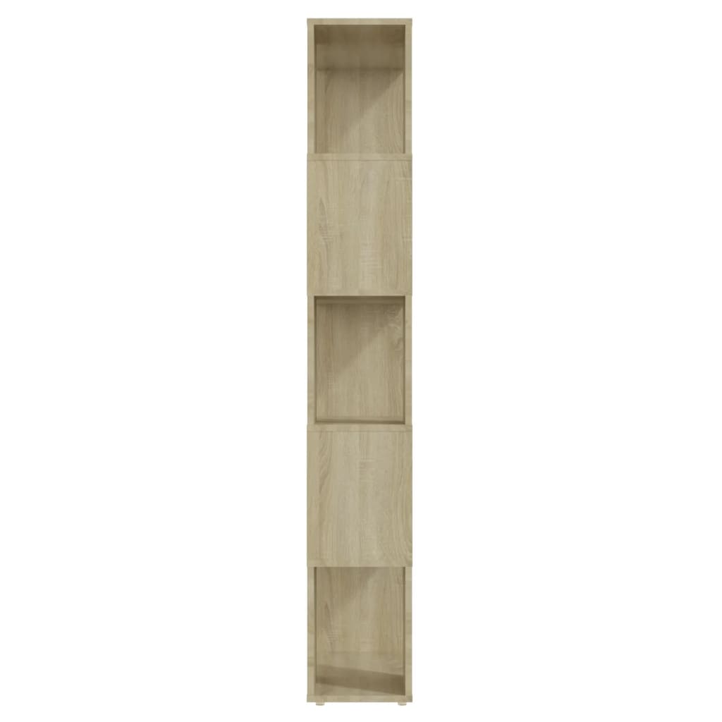 Bookshelf Room Divider Sonoma Oak 60 X 24 X 155 Cm