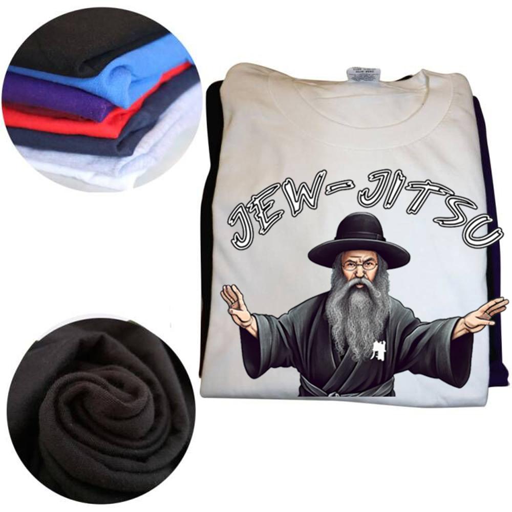Funny Jew-Jitsu Jewish Meme Martial Arts T Shirts Men Women Cotton Humor Streetwear Tee Shirt Short Sleeve Unisex Loose Clothing