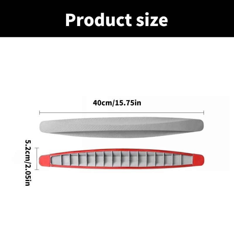 4pcs Car Bumper Guard Strips PVC Universal Car Protector Flexible Guard for Enhances Protections On Car Front & Rear