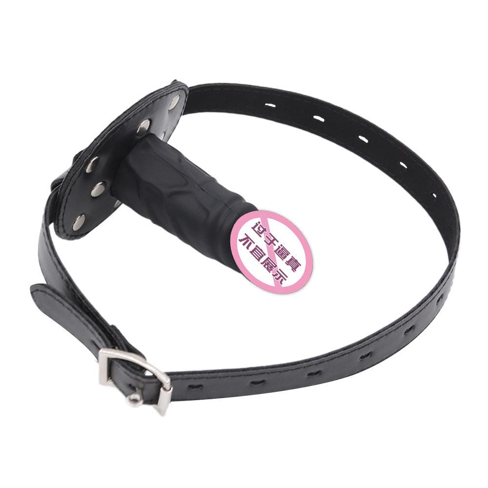 SM Silicone Dildos Ball Gag Deep Throat Penis Mouth Ball Sexy Sex Toy Adult Sex Supplies Female Slave Binding Training