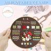 1 Set Stickerei-Kit für Anfänger, inklusive Stickstoff mit Mustern, Garn, Komplettes Näh-Übungsset für Erwachsene, DIY