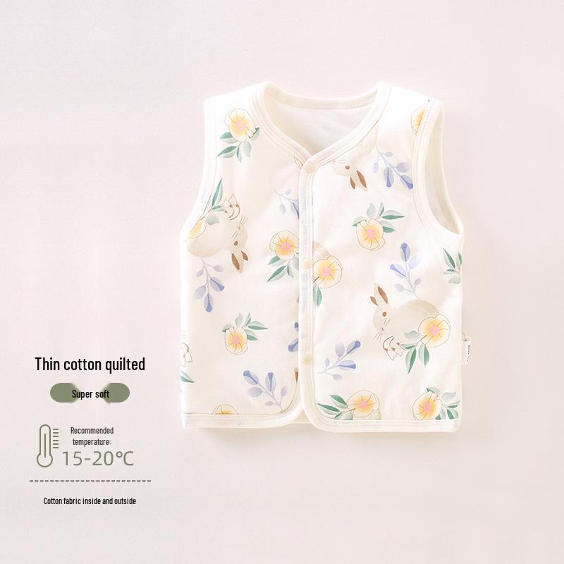 

Унисекс Детский Хлопковый Утепленный Безрукавный Теплый Жилет для Осени и Зимы 80 (9-15 months, 18-20 lbs)