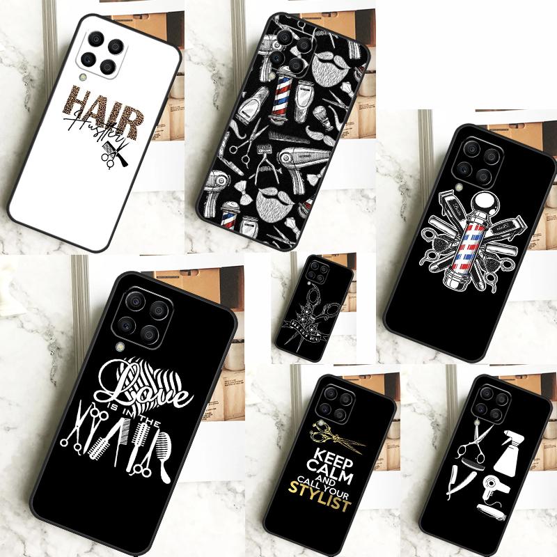 Hair Stylist Hairdresser For Samsung Galaxy M32 M52 M12 M55 M15 M13 M23 M33 M53 M20 M21 M51 M34 M54 M30s M31s Case