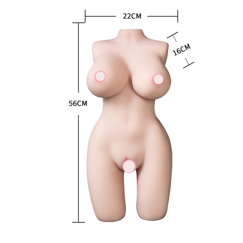 TPE Sex Doll Pocket Pussy Torso Masturbator Large Torso Doll Anal Sex Toys 7.3KG