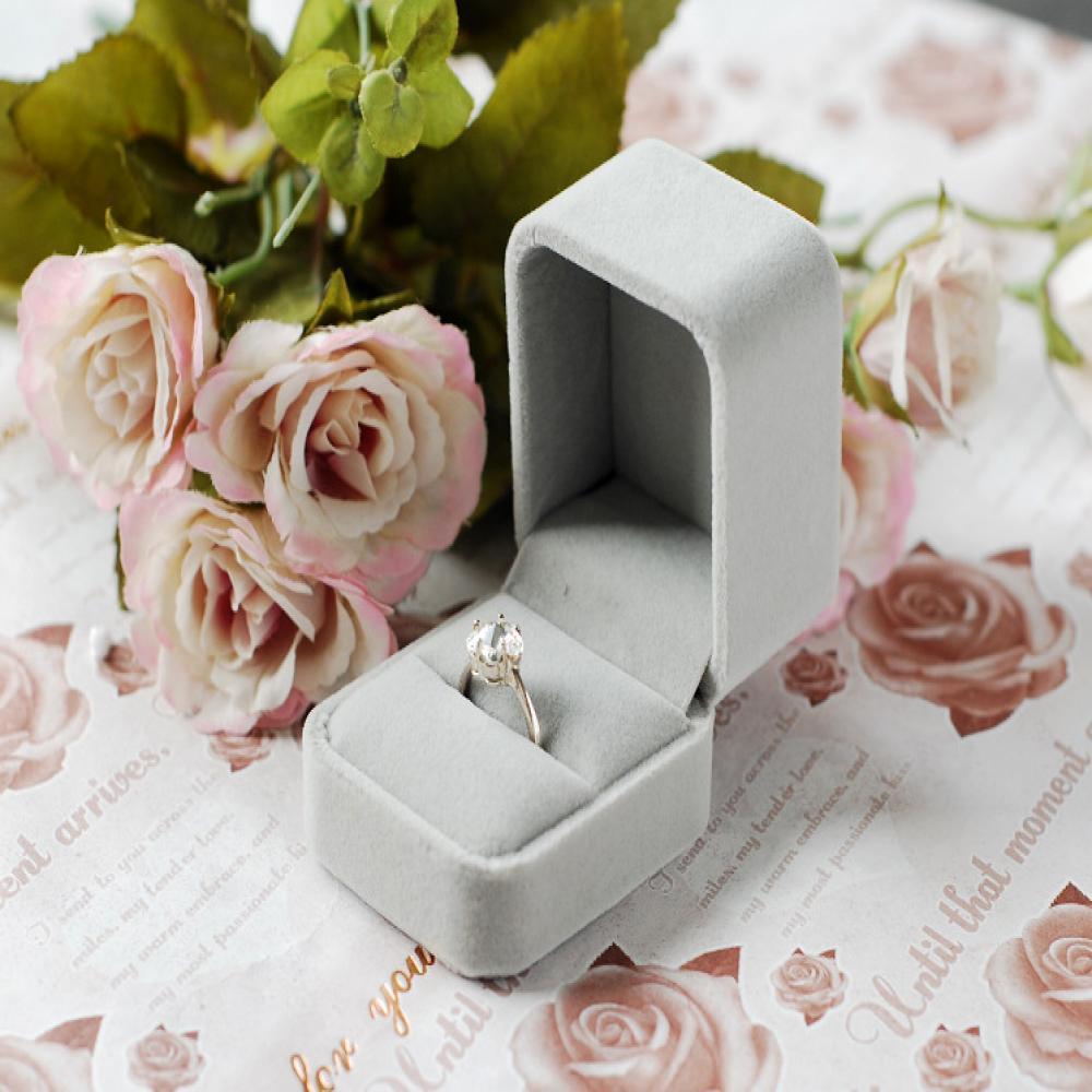 Organizer Case Jewelry Storage Velvet Display Ring Box
