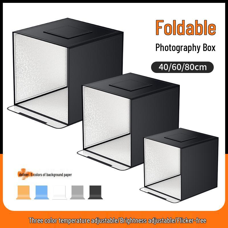 Compact Light Box for Still Life Photography - LED Studio for E-commerce Product Shots
