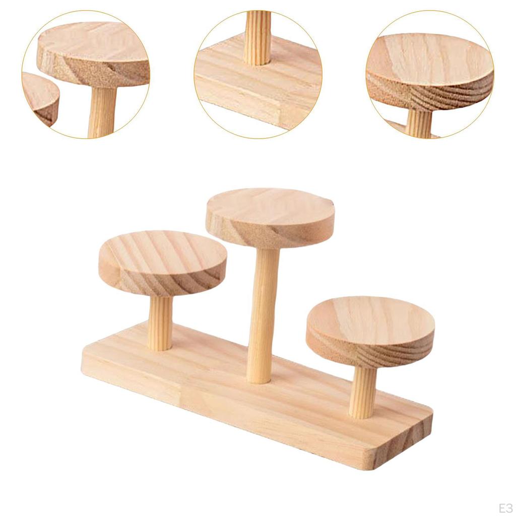 Eleganter Aufbewahrungsständer aus Holz für Uhren und Schmuck