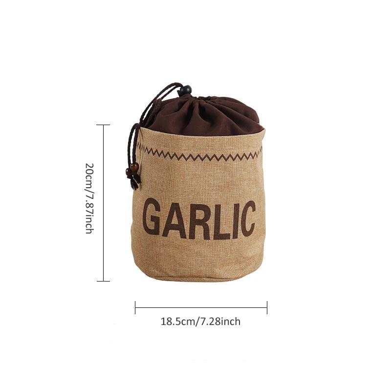 

Кухонный мешок из мешковины для хранения чеснока, лука, картофеля, овощей, хлеба, мешок со шнурком, тканевые мешки из мешковины, джутовый органайзер для картофеля