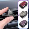 Diamond-Studded Invisible Car Hooks: Adhesive Mini Hooks with Star Design