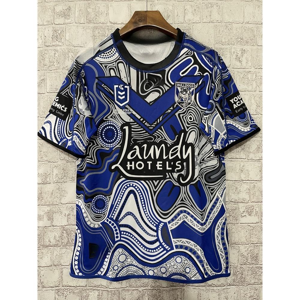 Summer Men's Bestseller Canterbury-Bankstown Bulldogs Rugby Training T-shirt, A Breathable Sports Top for Both Men and Women