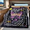 Sister And Friend Blanket Personalized Name Soft Comfortable Stylish Blanket Car Blanket Perfect For Travel Camping Outdoor Home Suitable For All