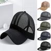 New Summer Full Mesh Baseball Cap Men Women Hollow Out Breathable Quick Dry Cooling Sunscreen Outdoor Peaked Hat New