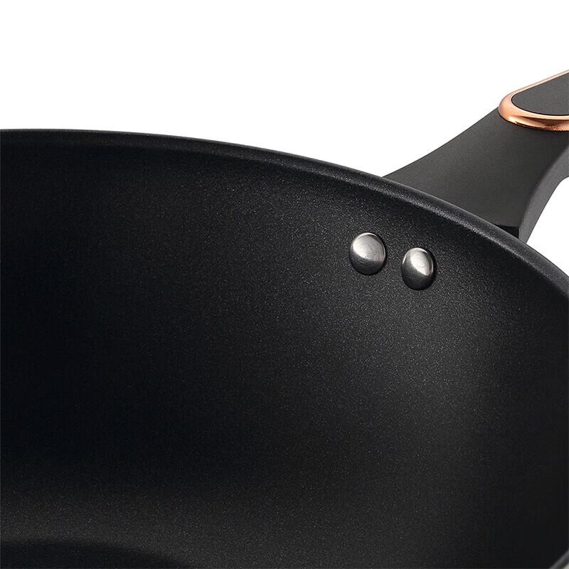 Deshrang Langyi Fine Iron Non-stick Wok and Soup Pot Set