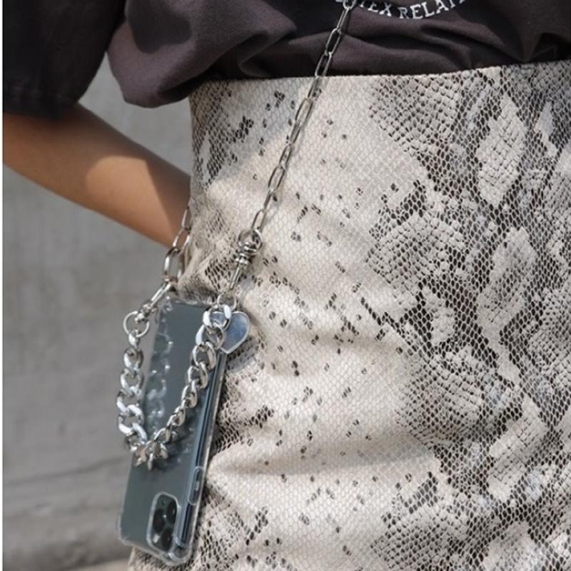 

Crossbody Lanyard Silver Bracelet Chain Case For Samsung Galaxy S24 S23 S22 Ultra S21 Plus S20 FE Strap Transparent Soft Cover Samsung S24&case with Strap