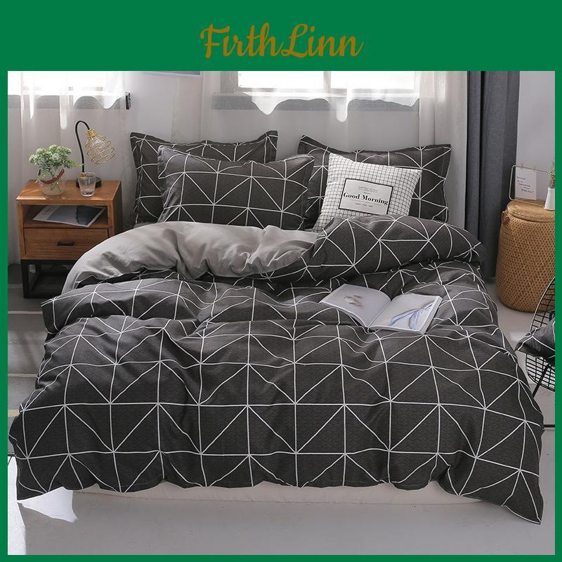 4pcs Sets Bedding Quilt Cover Cotton Single Double Queen King Size Duvetquilt Cover Linen Set