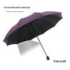 Extra-Large Automatic Black Men's Sunshade & Rain Umbrella - Sturdy, Foldable, Customizable with Thickened Design