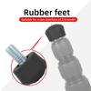 Universal Anti-slip Rubber Foot Pad Feet Spikes for Tripod Monopods 3/8inch Screw Thread Fearure Enhances Stability