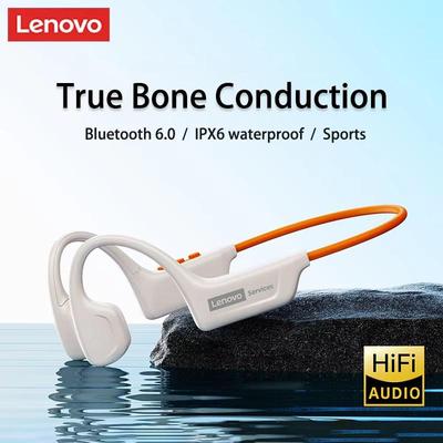 Original Lenovo S102 Kabellose Knochenschall-Kopfhörer IPX6 Wasserdicht Sport-Kopfhörer Radfahren Fitness Ohrhörer Bluetooth V6.0 Kopfhörer
