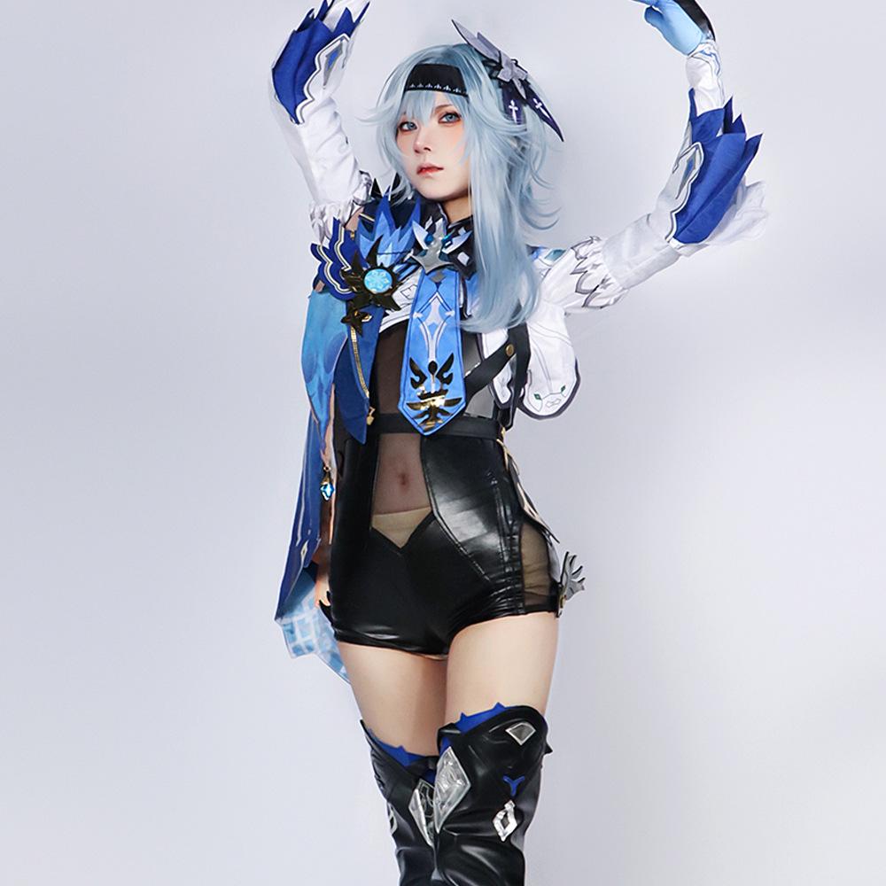 Fog City Genshin Eula Lawrence Anime Cosplay Costume for Women