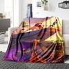1Pc Lion Celebration Scene Blanket For Couch Bed Plush Cozy Fuzzy Blanket Super Soft Warm Blankets For Fall And Winter 0918267