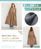 United Doors Loose-fitting Dress, Comfortable, Long Sleeves, Collarless, Round Neck, Elegant, Long Length, Mocha, 5A-D05-MOXL