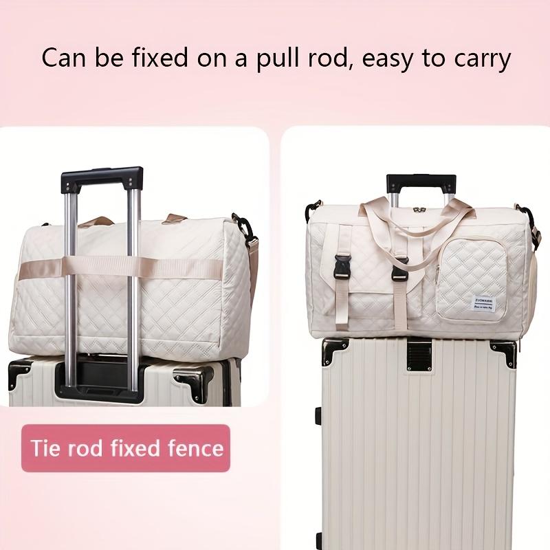 Large capacity travel suitcase, casual nylon fitness bag, portable belt, fitness bag | casual style bag