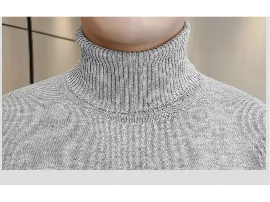 Men's Trendy High Collar Sweater for Autumn/Winter 2023