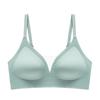Women's Seamless Wire-Free V-Neck Mesh Bra - Comfortable and Soft Support Underwear