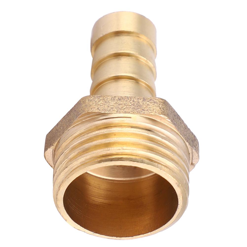 5pcs 10mm Hose Barb Tail Male BSP Connector Brass Fitting Adapter Coupler (3 4 )