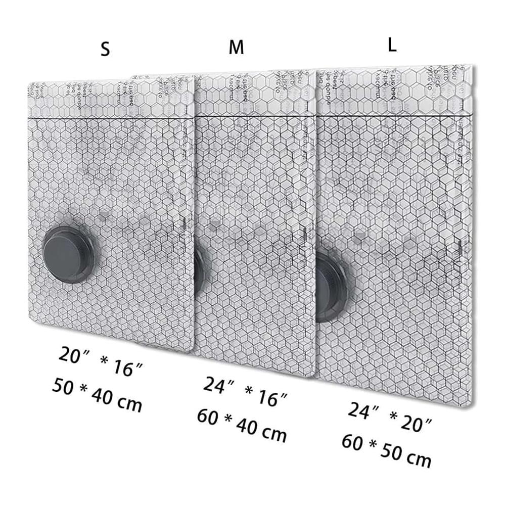 2/3/4/5 sett Trådløs Reisesugerpose Trådløse Reisesugerposer & Oppladbar Luftpumpe Plassbesparende stoff Oppbevaringstilbehør