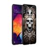 Czaszka Ponurego Żniwiarza Szkielet Dla Samsunga Galaxy A40 S A30 S A2 A20E A20 S A10S A10 E A90 A80 A70 S A60 A50S Czarny Miękki Pokrowiec na Telefon