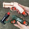 Mini S686 Shell Throwing Soft Bullet Launcher Toy Gun Airsoft Foam Bullet Blaster CS Outdoor Weapon Children Pistol Gift for Kid