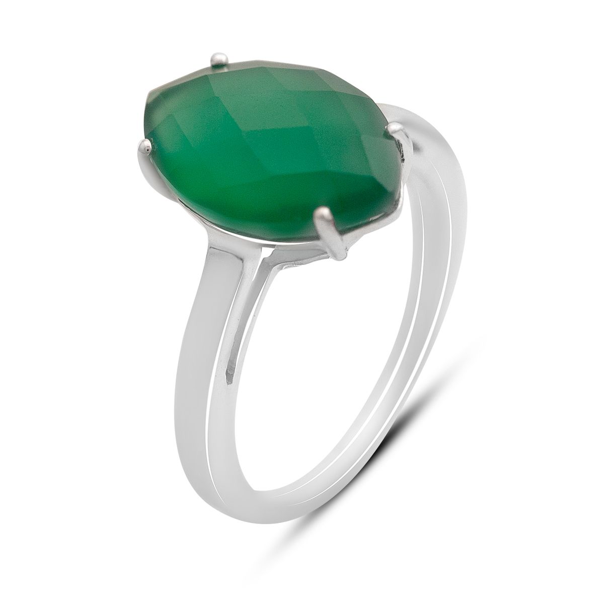 

Серебряное кольцо с натуральным агатом 4.908ct, вес изделия 3,44 гр (2173632) 17.5