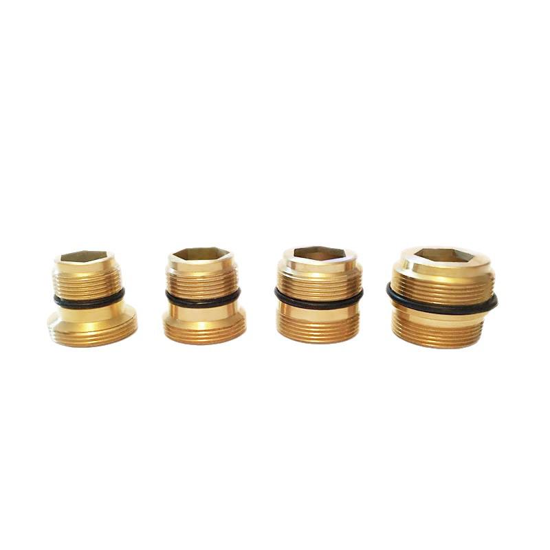 M16.3 M18.2 M21.3 M23.3 to M22 Male Thread Brass Shower Adapter