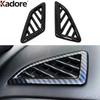 For Honda Civic Sedan 2016-2018 Carbon Fiber Car Front Air Condition Vent Outlet Cover Trim Interior Accessories