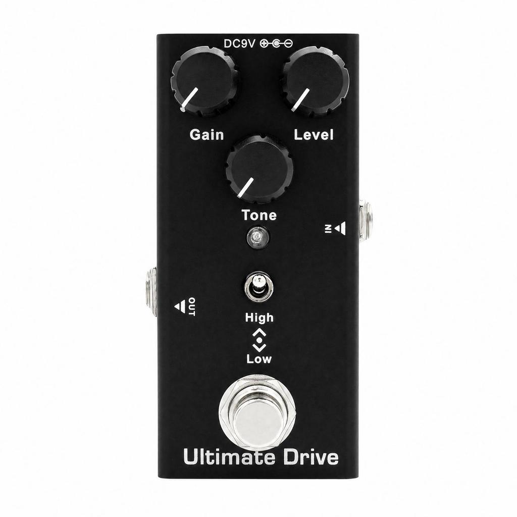 Compact Guitar Effects Pedal Metal Instrument Sturdy Accessory